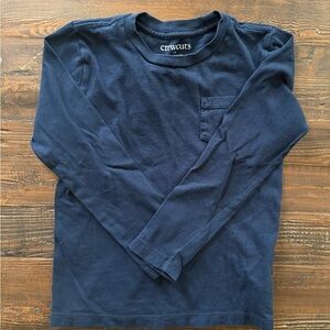 Crewcuts Navy Long Sleeve Shirt Sz 4/5